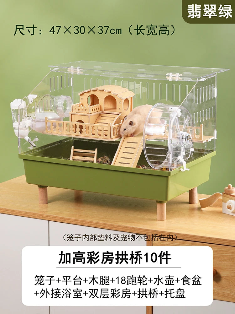 Hamster Cage Djungarian Hamster Special Cage Super Cheap Big Villa Basic Cage All Products Set Complete