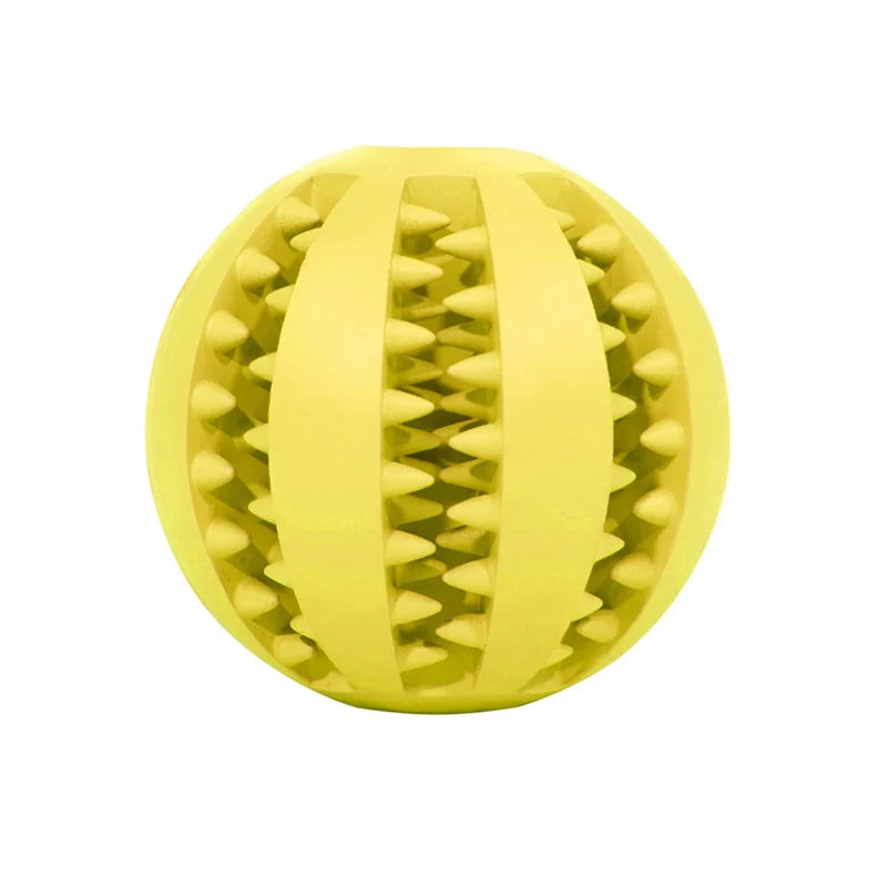 Interactive Rubber Dog Toy Ball