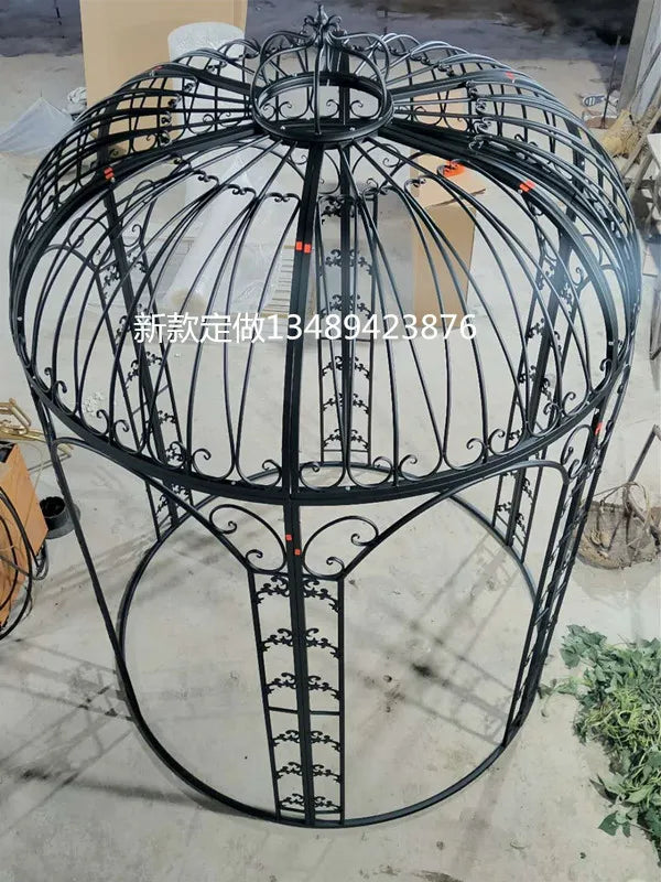 Bird Cage Outdoor Garden Shopping Mall Hot Pot Restaurant Oversized Bird Cage Metal Giant Cage