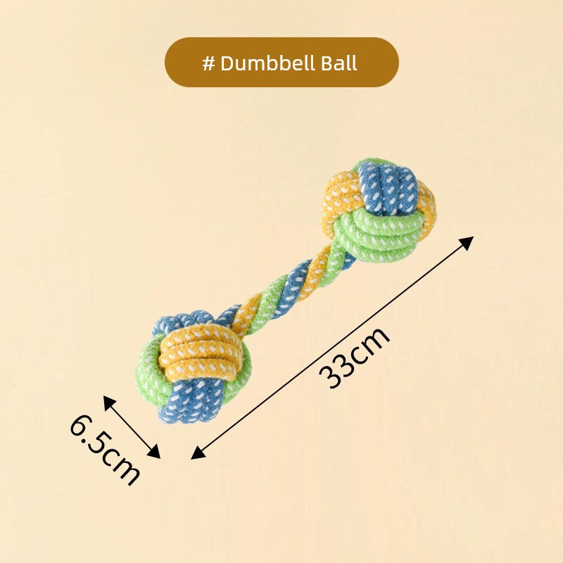 Knot Ball Labrador Border Collie Golden Retriever Tug of War Rope Dog