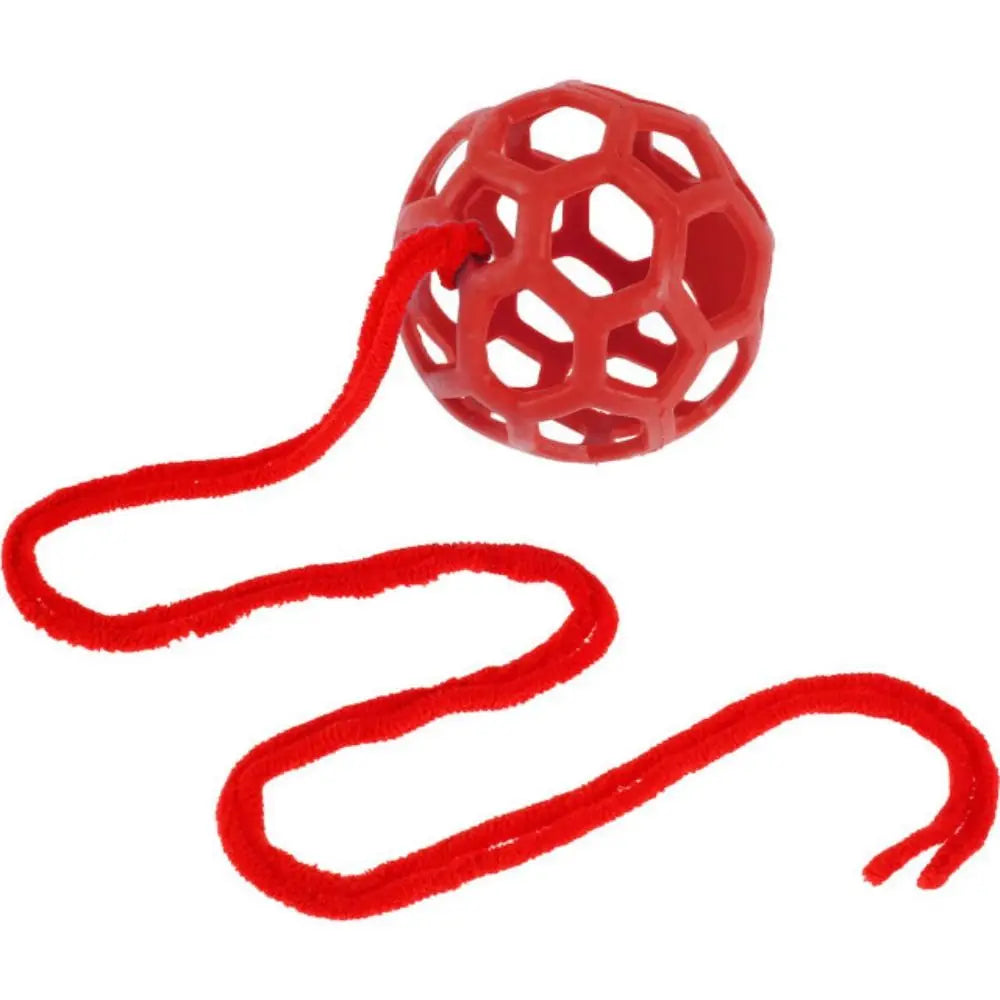 Multipurpose TPR Horse Treat Ball 5.5inch Red/Blue/Green Hanging Feeding Toy Soft Durable Horse Feeding Dispenser Sheep Goat