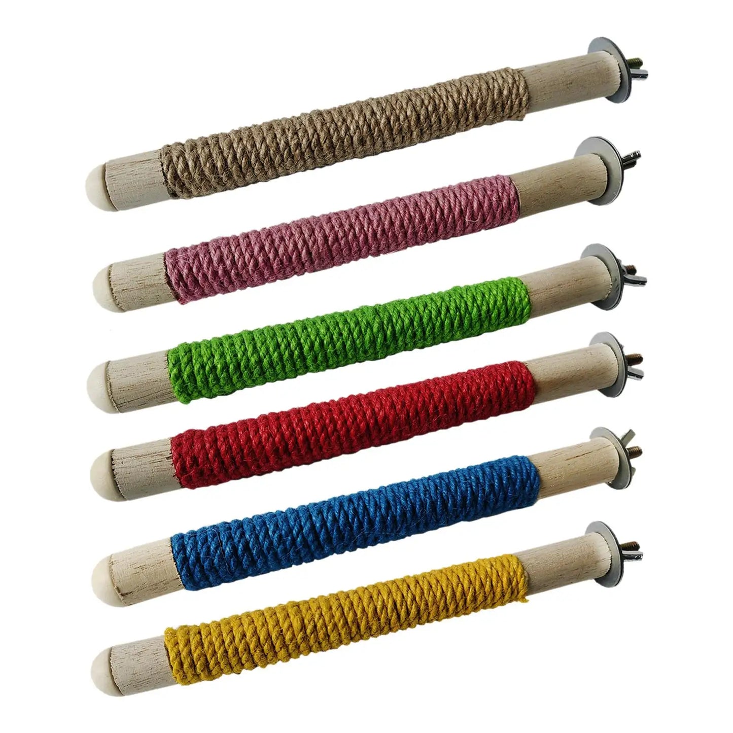 Bird Perch Parrot Bird Standing Climbing Standing Toy Wood Playing Climb Birds Branches Pet Bird Toys for Finches Budgies
