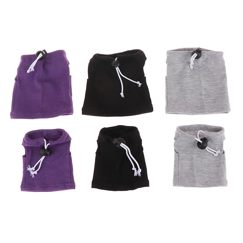 Cute Lizard Clothes Round Neck Sleeveless Pullover Top Breathable Reptile Bearded Dragon T-Shirt Vest Top Small Animals Clothes