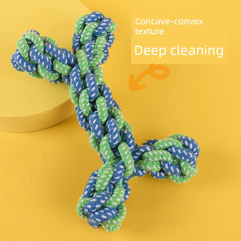 Knot Ball Labrador Border Collie Golden Retriever Tug of War Rope Dog