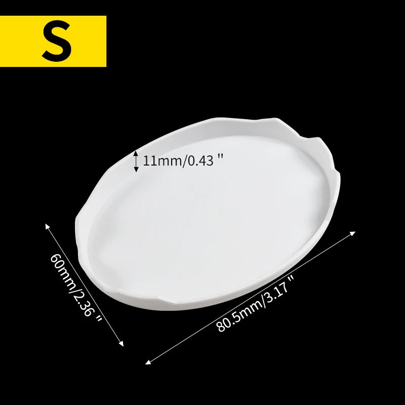 Reptile Food Bowl, Water Bowl, Eggshell Shape for Turtles, Lizards, Geckos, Bearded Dragons and Other Amphibians