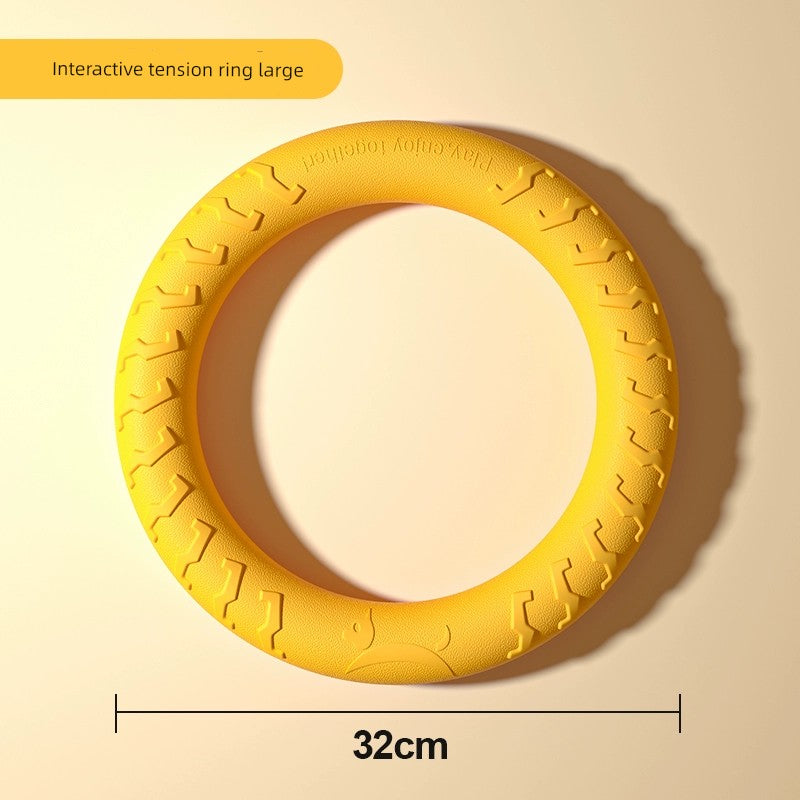 Large Dog Border Collie Jelly Power Ring Relieving Stuffy Handy Gadget Dog
