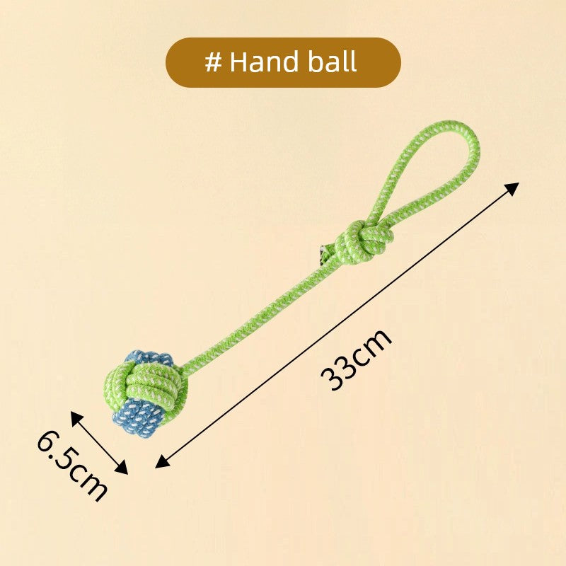 Knot Ball Labrador Border Collie Golden Retriever Tug of War Rope Dog
