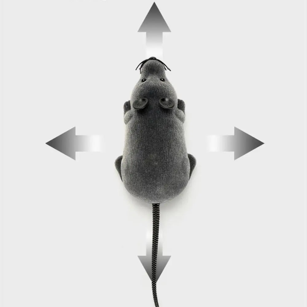 Electronic Mouse Cat Toy Mouse Interactive Cat Toys Wireless Electronic Mouse A Better Gift For Your Cats Dogs Pets Children And