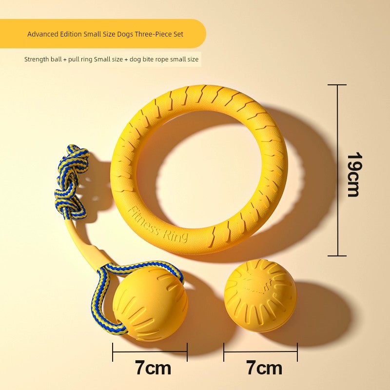 Large Dog Border Collie Jelly Power Ring Relieving Stuffy Handy Gadget Dog