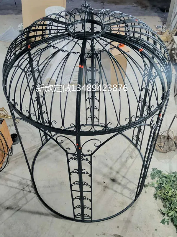 Bird Cage Outdoor Garden Shopping Mall Hot Pot Restaurant Oversized Bird Cage Metal Giant Cage