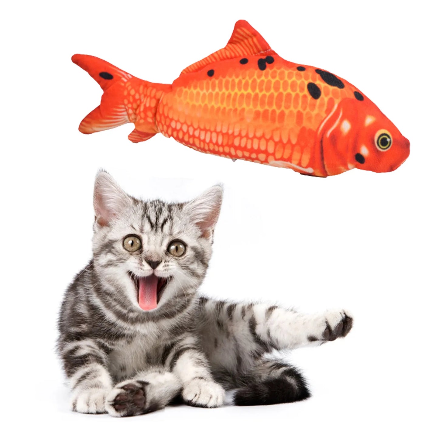Interactive Electric Fish Cat Toy