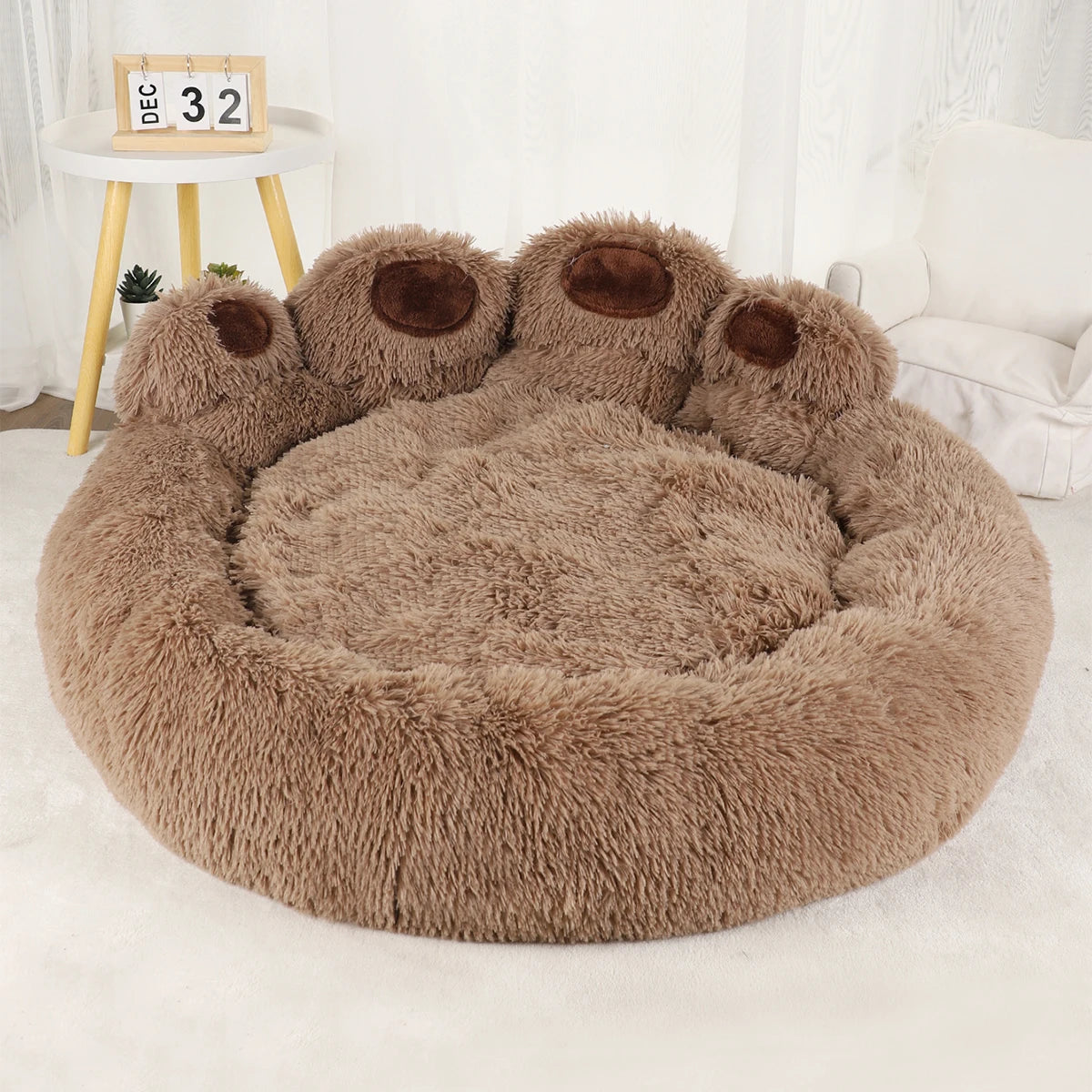 Fluffy Dog Bed Sofa Basket