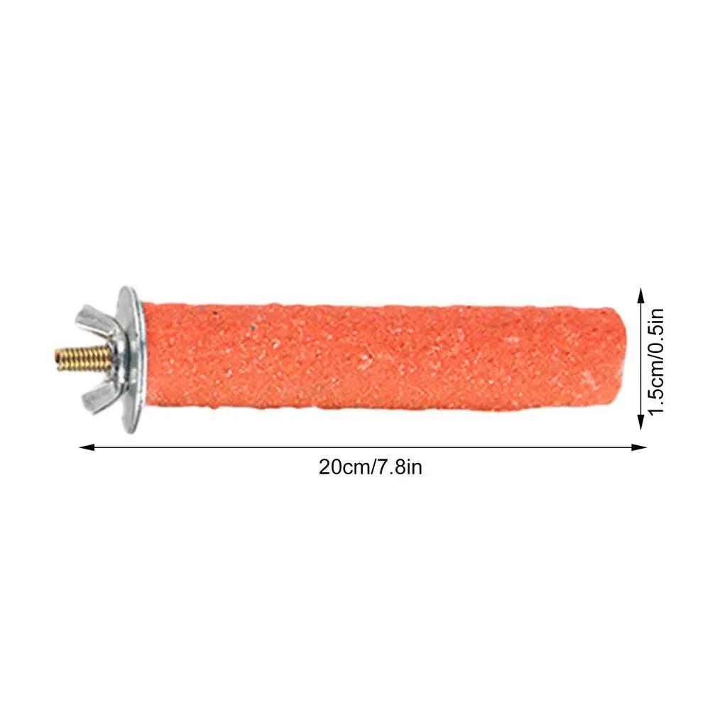 Bird Stand Grinding Stick Parrot Frosted Perch Stand For Cage Claw Sharpening Cage Perch Toy For Cockatiels Budgies Medium