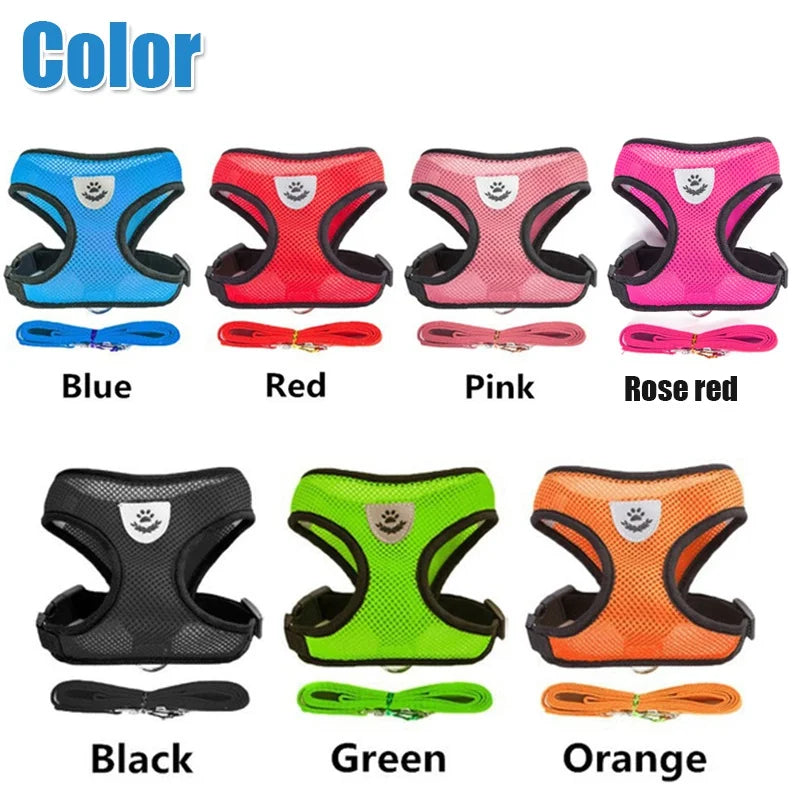 Adjustable Leash Reflective Harness