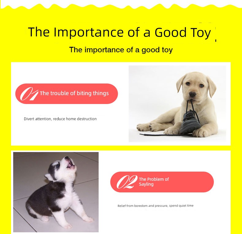 Bite-Resistant Vocalization Teddy Small Size Dogs Golden Retriever Relieving Stuffy Dog
