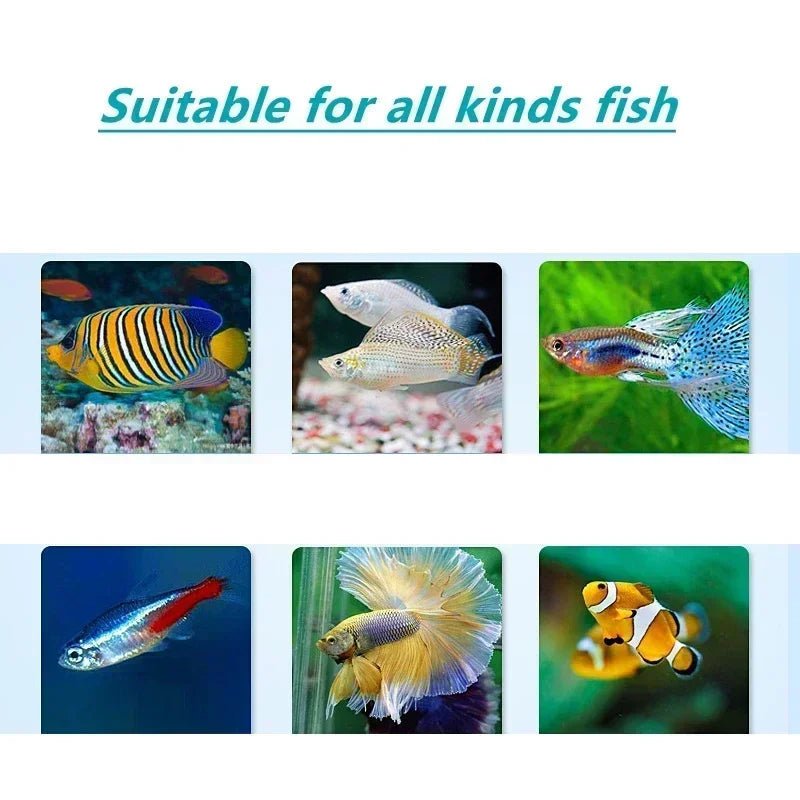 YEE Freeze Dried Artemia Salina Red Blood Worm Fish Food Feed for All Kinds of Tropical Aquarium Small Food