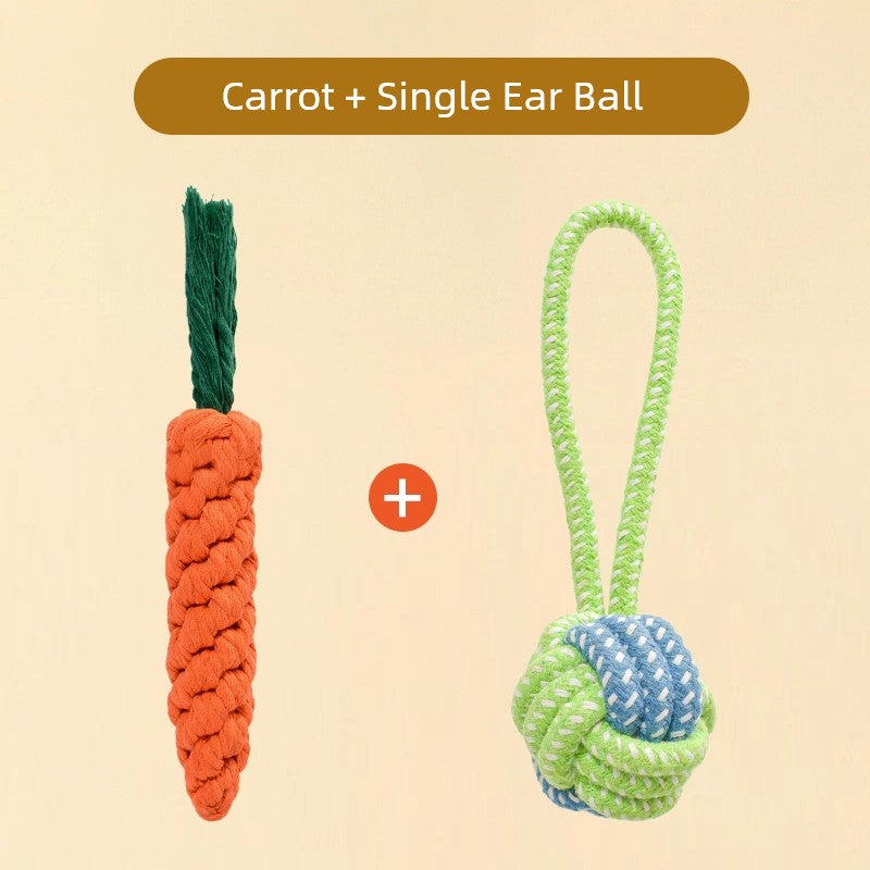 Knot Ball Labrador Border Collie Golden Retriever Tug of War Rope Dog
