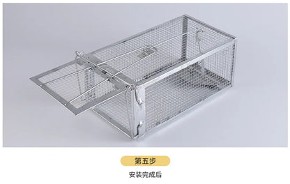 1pc Iron Sensitive Rat Trap Rat Catcher Cage for Chipmunks Rats Hamsters Similar-sized Live Rodents