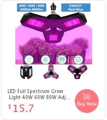 15W Ultra-Quiet Submersible Water Pump With 12 LED Lights Aquarium Water Fountain Pump Filter Fish Tank Pond LED Water Pump D30