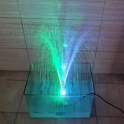 15W Ultra-Quiet Submersible Water Pump With 12 LED Lights Aquarium Water Fountain Pump Filter Fish Tank Pond LED Water Pump D30