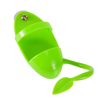 1Pc Parrot Feeder With Standing Rack Cuttlefish Bone Holder Plastic Hanging Food Container Cage Accessories Pet Bird Supplies