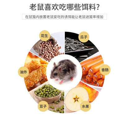 1pc Iron Sensitive Rat Trap Rat Catcher Cage for Chipmunks Rats Hamsters Similar-sized Live Rodents