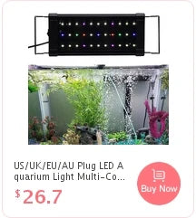 15W Ultra-Quiet Submersible Water Pump With 12 LED Lights Aquarium Water Fountain Pump Filter Fish Tank Pond LED Water Pump D30
