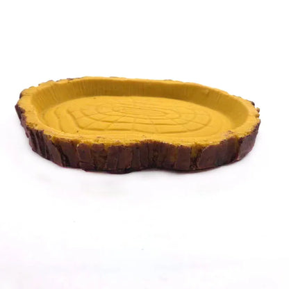 Pet Reptile Feeder Bowl Resin Aquarium Basin Food Water Pot Reptile Turtle Tortoise Scorpion Lizard Crabs Supplies Dropshipping