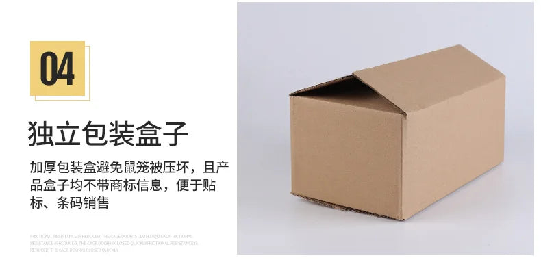 1pc Iron Sensitive Rat Trap Rat Catcher Cage for Chipmunks Rats Hamsters Similar-sized Live Rodents