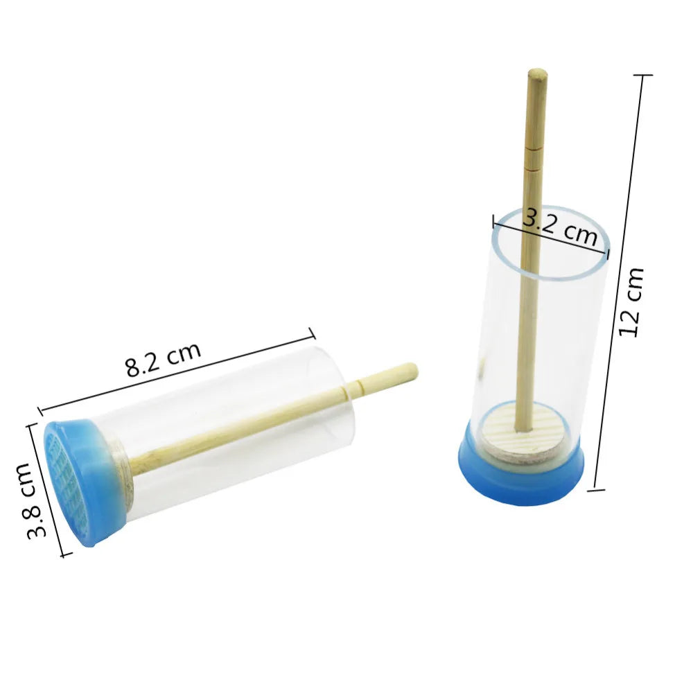 Queen Bee Labeled Bottle Beekeeping Equipment Fertility Queen Mark Plastic Bottle Mark With Soft Plunger Bee Marker Tools 1 Pc
