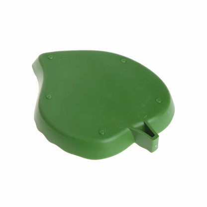 Plastic Reptile Pet Water Food Dish Bowl Gecko Meal Worm Feeder Green Leaf Shape 2size Turtle Aquatic Pets Supplies