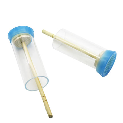 Queen Bee Labeled Bottle Beekeeping Equipment Fertility Queen Mark Plastic Bottle Mark With Soft Plunger Bee Marker Tools 1 Pc