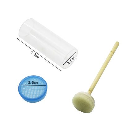 Queen Bee Labeled Bottle Beekeeping Equipment Fertility Queen Mark Plastic Bottle Mark With Soft Plunger Bee Marker Tools 1 Pc