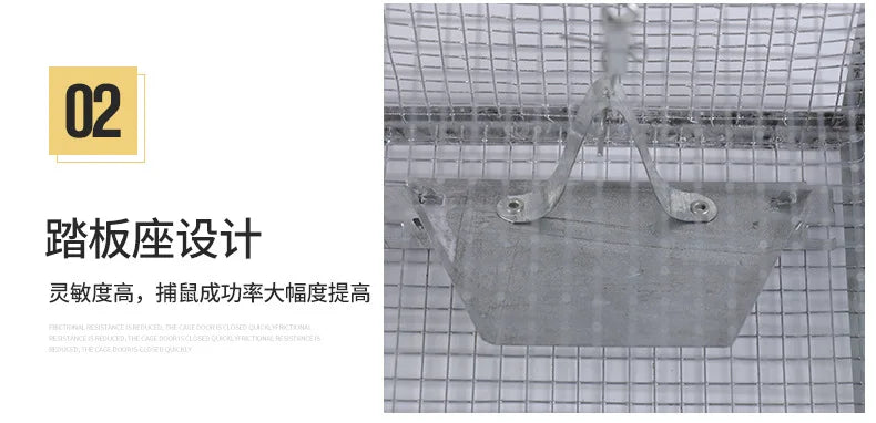 1pc Iron Sensitive Rat Trap Rat Catcher Cage for Chipmunks Rats Hamsters Similar-sized Live Rodents