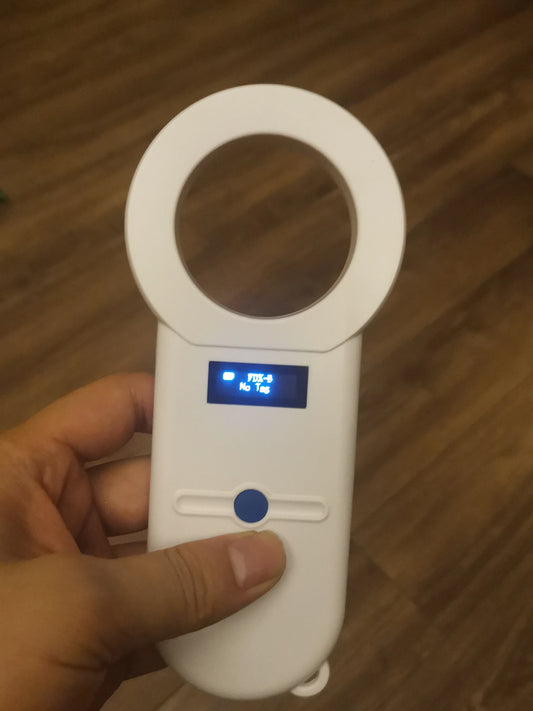 Rfid FDX-B/A animal tag Microchip reader ISO chip Portable OLED pet dog cat scanner 134.2khz for rfid glass tag/rabbit ear tag