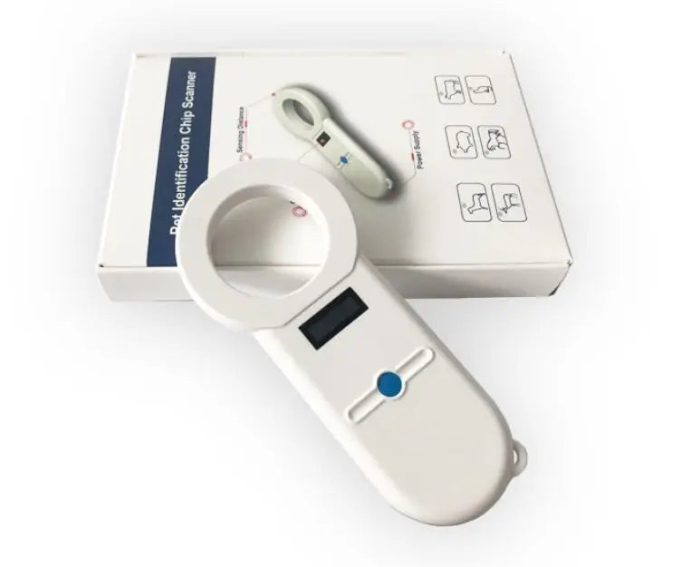Rfid FDX-B/A animal tag Microchip reader ISO chip Portable OLED pet dog cat scanner 134.2khz for rfid glass tag/rabbit ear tag