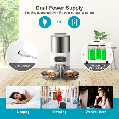 Smart Pet Feeder Automatic Food Dispenser