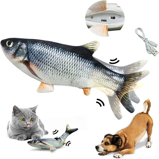 Interactive Electric Fish Cat Toy