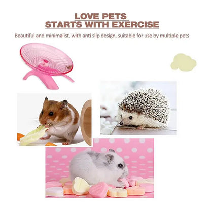 Hamster Running Wheel Super Silent 7 Inch Acrylic Running Disc Toy Thickened And Sturdy Hamster Accessories For Hamsters Gerbils