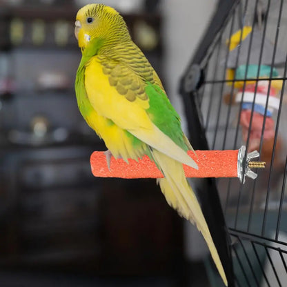 Bird Stand Grinding Stick Parrot Frosted Perch Stand For Cage Claw Sharpening Cage Perch Toy For Cockatiels Budgies Medium