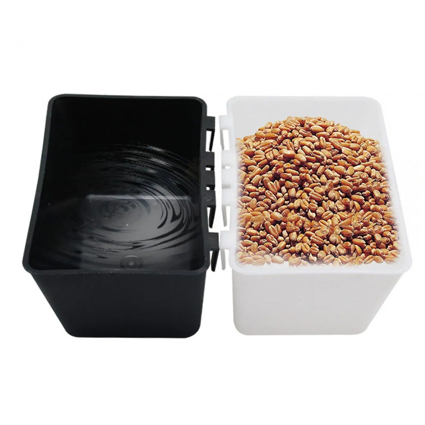 Hanging Fence Feeder Goat Feeder Multipurpose Poultry feed Trough feed Trough Water Bucket for Duck Chicken Piglets Sheep Horse