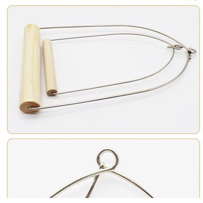 Bird Perch Stand Natural Wooden Birds Perch Parrots Hanging Swing Cage Toys Stand Holder Pendant