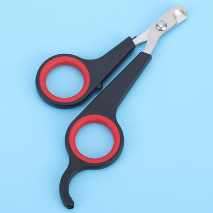 Pet Bird Parrot Small Animals Accessory Grooming Tool Nail Scissors Clipper Black And Red