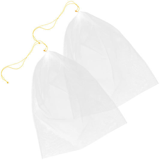 2 Pcs Honey Filter Net Filtration Beekeeping Equipment Household Bag Tool Nylon Fruit