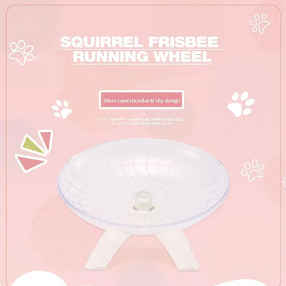 Hamster Running Wheel Super Silent 7 Inch Acrylic Running Disc Toy Thickened And Sturdy Hamster Accessories For Hamsters Gerbils