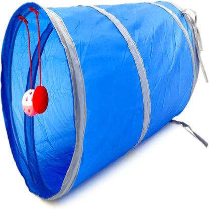 Exciting and colorful Kitty Tunnel Toy for endless entertainment and playtime for your playful pet. Keep your cat active and hea