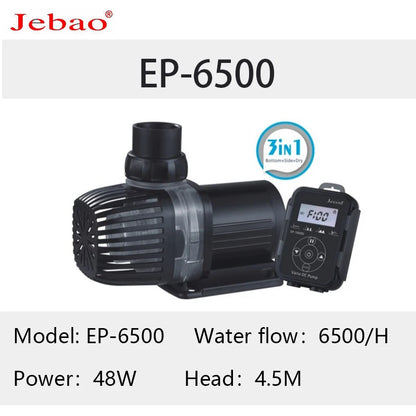 Jebao 2023 New Water Pump Ultra-quiet EP Submersible Water Pump Fountain Pump Filter Fish Pond Aquarium Bottom Suction Pump