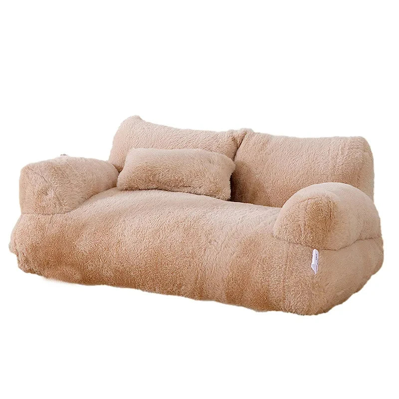Luxury Plush Cat Bed Sofa