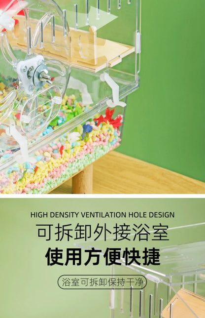 Hamster Cage Djungarian Hamster Special Cage Super Cheap Big Villa Basic Cage All Products Set Complete
