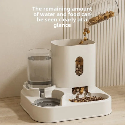 Automatic Feeder with Water Fountain